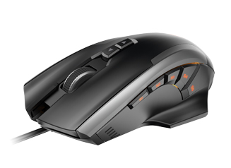 TM-155 12-key gaming mouse with multiple programmable buttons